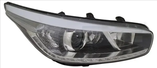 Far Dreapta (3 H7 LED, electric, cu motor) potrivit KIA CEE D 05.12-09.12