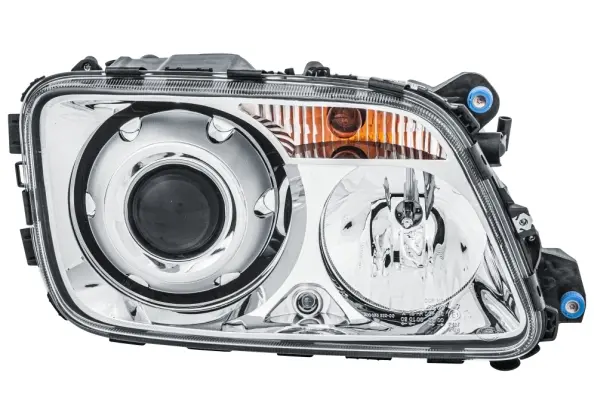 Far dreapta (D1S H1 PY21W W5W, culoare interior: crom, culoare semnalizator: transparent) potrivit MERCEDES ACTROS MP2 MP3 10.02-