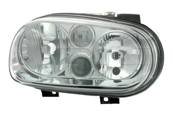 Far dreapta (H1 H3 H7, reglaj electric, cu motoras, fundal cromat) VW GOLF IV