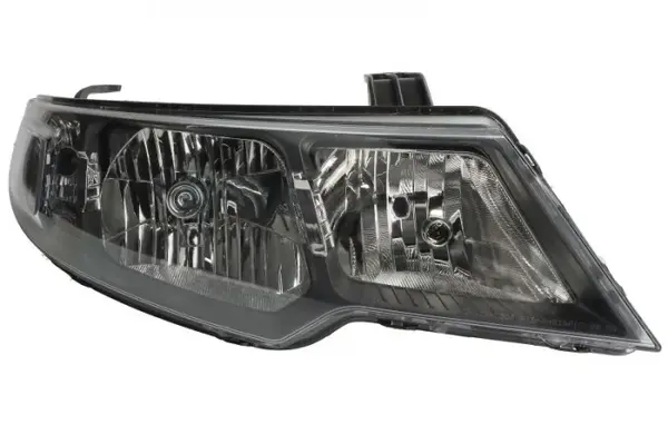 Far Dreapta (H1 H7, electric, manual, fara motoras, culoare insert: negru, culoare semnalizator: galben) potrivit KIA CERATO I, CERATO II