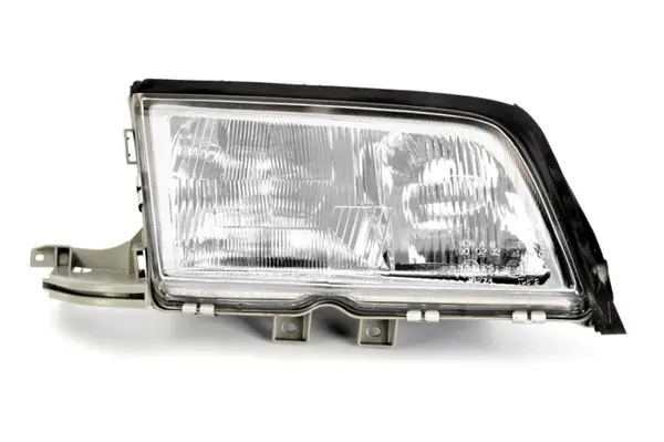 Far dreapta H1 H7, hydraulic, interior argintiu, semnalizator transparent MERCEDES Clasa C W202 intre 1993-1997