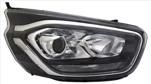 Far dreapta (H1 H7 LED, cu motor, culoare insert: negru) potrivit FORD TRANSIT TOURNEO CUSTOM 07.17-12.23