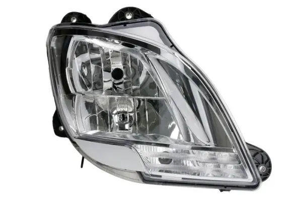 Far dreapta (H1 H7 LED PY21W, electric, fara motor, cu lumini zi, culoare interior: crom, culoare semnalizator: transparent) potrivit DAF XF 106 10.12-