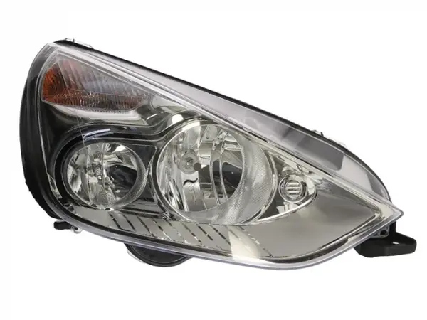 Far dreapta (H1 H7 PY21W, reglaj electric, cu motoras, fundal cromat, fundal portocaliu) FORD GALAXY, S-MAX