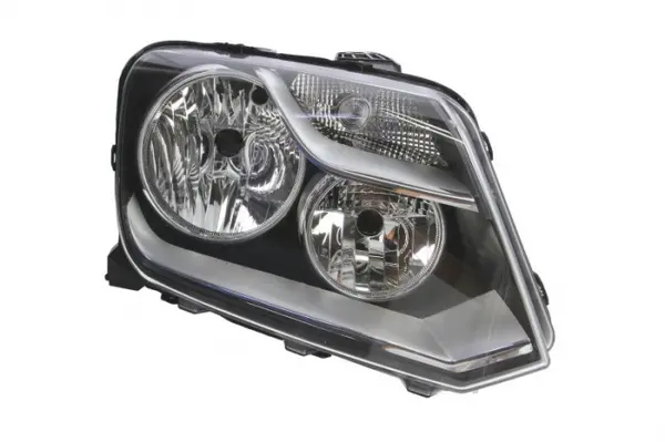 Far Dreapta (H1 H7 PY21W W5W, electric, cu motor, culoare insert: negru, culoare semnalizator: alb) potrivit VW AMAROK