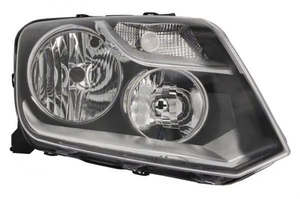 Far Dreapta (H1 H7 PY21W W5W, manual, fara motoras, culoare insert: cromat, culoare semnalizator: transparent) potrivit VW AMAROK