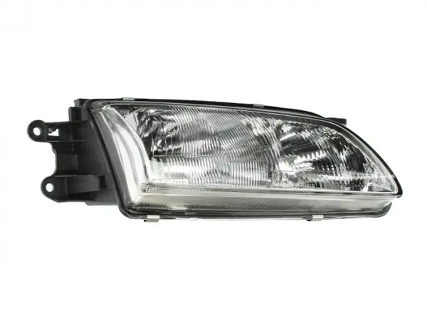 Far dreapta (H1 H7, reglaj electric, cu motoras, fundal cromat, fundal transparent) MAZDA 626 2001-2002