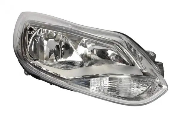 Far dreapta (H1 H7, reglaj electric, cu motoras, fundal cromat) FORD FOCUS 2010-2014