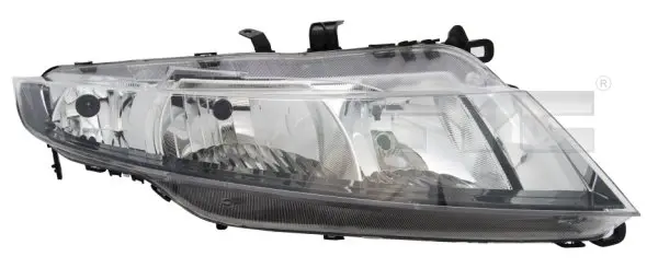 Far dreapta (H1 H7, reglaj electric, cu motoras, fundal cromat) HONDA CIVIC 2005-2011