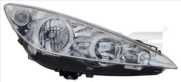 Far dreapta (H1 H7, reglaj electric, cu motoras, fundal cromat) PEUGEOT 308 CC, 308 I, 308 SW I, RCZ
