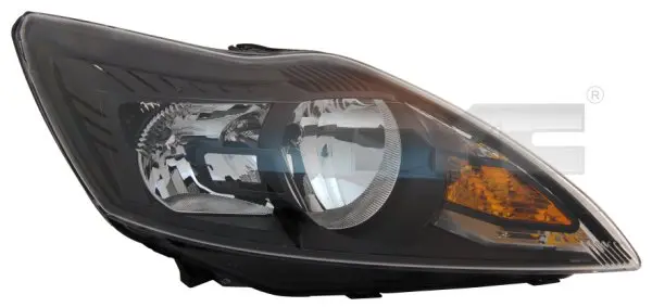 Far dreapta (H1 H7, reglaj electric, cu motoras, fundal negru) FORD FOCUS II