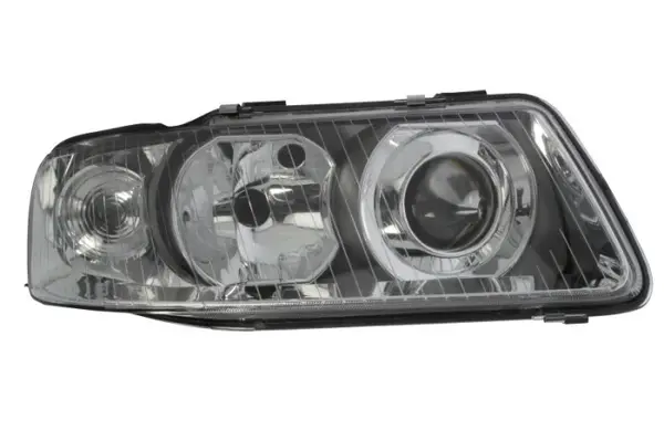Far dreapta (H1 H7, reglaj electric, fundal cromat) AUDI A3 2000-2003