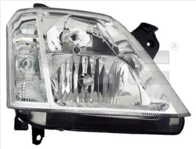 Far dreapta (H1 H7, reglaj electric, fundal cromat) OPEL MERIVA A