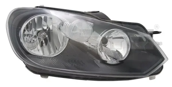 Far dreapta (H15 H7, reglaj electric, cu motoras, fundal negru) VW GOLF VI