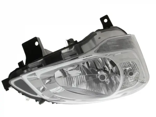 Far Dreapta (H4, electric, cu motor, culoare insert: cromat, culoare semnalizator: transparent) potrivit CITROEN BERLINGO, BERLINGO MULTISPACE, BERLINGO MINIVAN
