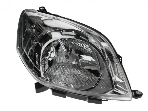 Far dreapta (H4, electric, cu motoras, fundal cromat) CITROEN NEMO FIAT FIORINO PEUGEOT BIPPER 2007-2016