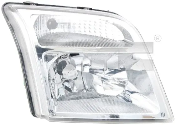 Far dreapta (H4, electric, cu motoras, fundal cromat) FORD TRANSIT TOURNEO CONNECT 2002-2006