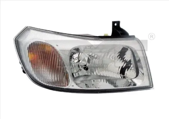 Far dreapta (H4, electric, fundal cromat) FORD TRANSIT 2000-2006
