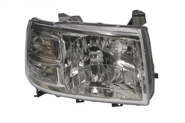 Far Dreapta (H4, manual, fara motoras, culoare insert: cromat, culoare semnalizator: galben) potrivit FORD RANGER 01.06-