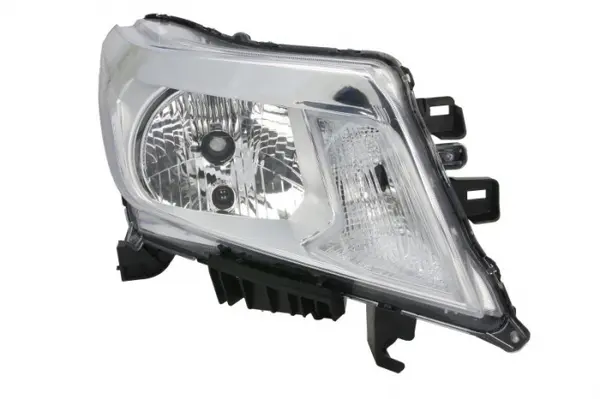 Far Dreapta (H4 PY21W W5W, electric, mecanic, culoare interior: cromat) potrivit NISSAN NP300 NAVARA