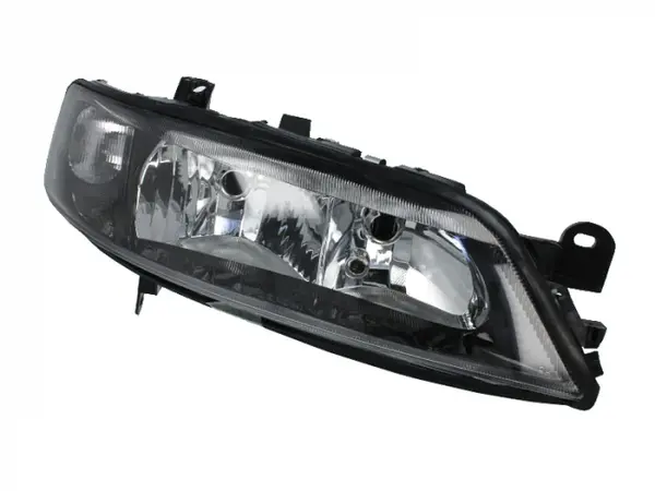 Far Dreapta (H7 H7, electric, fara motoras, culoare insert: negru, culoare semnalizator: alb) potrivit OPEL VECTRA B