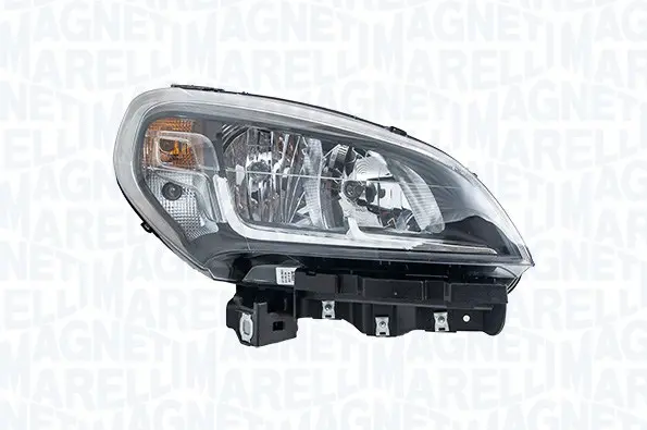 Far dreapta (H7 H7 PY21W W21W, cu bec, culoare insert: negru) potrivit FIAT DOBLO II 02.10-12.22