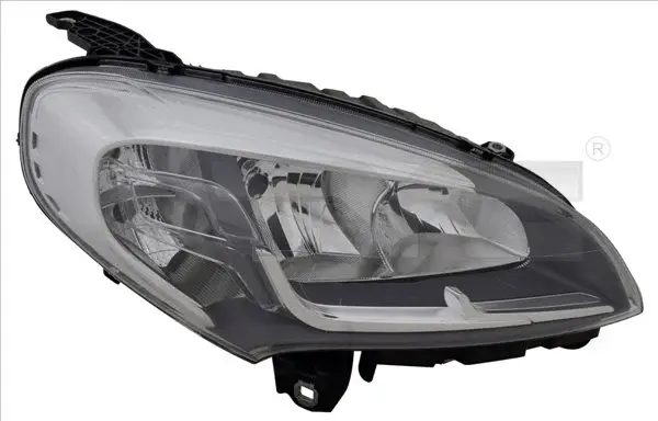 Far Dreapta (H7 H7 W21W, electric, cu motor, culoare interior: cromat) potrivit FIAT DOBLO, DOBLO CARGO 09.14-