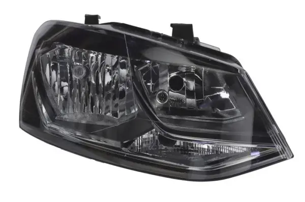 Far Dreapta (H7 H7 W5W WY21W, electric, cu motor, culoare insert: negru) potrivit VW POLO, POLO V