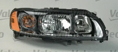 Far dreapta (H7 H9, electric, cu motoras, fundal negru) VOLVO S60, V70, XC70 2004-2010