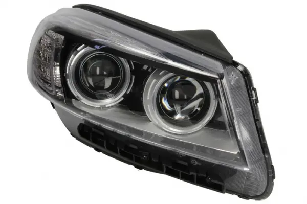 Far Dreapta (H7 H9 LED PY21W, electric, cu motor, culoare insert: negru) potrivit KIA SORENTO I, SORENTO II, SORENTO III
