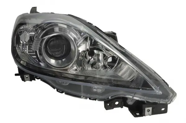 Far Dreapta (H7 HB3, electric, fara motoras, culoare insert: gri, culoare semnalizator: alb) potrivit MAZDA 5