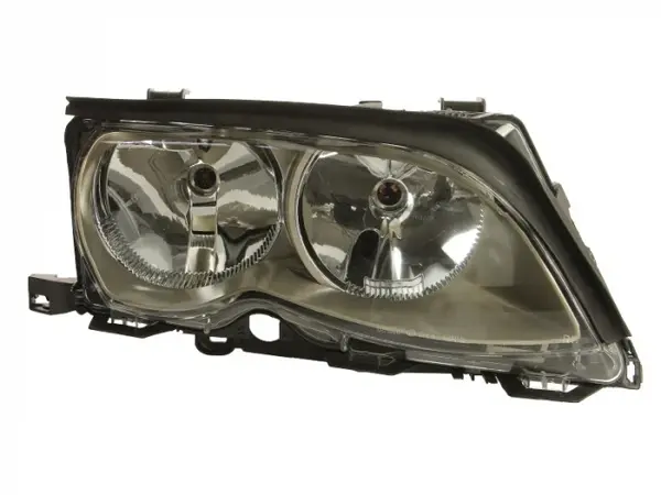 Far dreapta (H7, reglaj electric, cu motoras, fundal cromat) BMW Seria 3 2001-2006