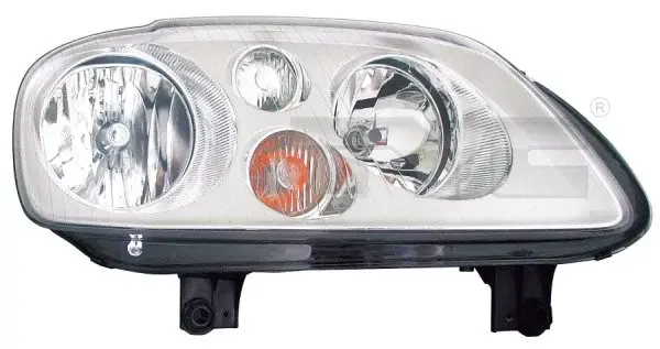 Far dreapta (H7, reglaj electric, cu motoras, fundal cromat) VW CADDY III, TOURAN