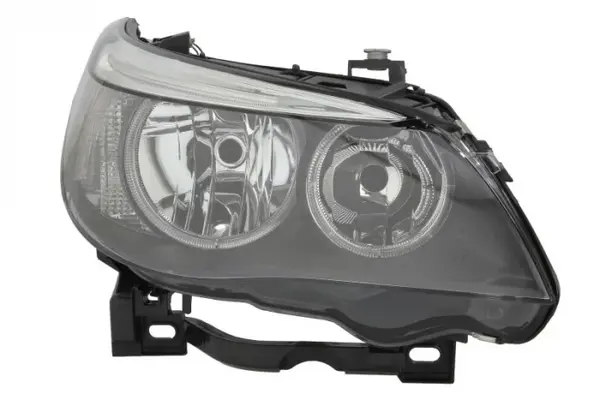 Far dreapta (H7, reglaj electric, cu motoras, fundal negru) BMW Seria 5 (E60), Seria 5 (E61)