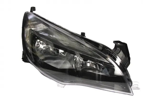 Far dreapta (H7, reglaj electric, cu motoras, fundal negru) OPEL ASTRA 2009-2012