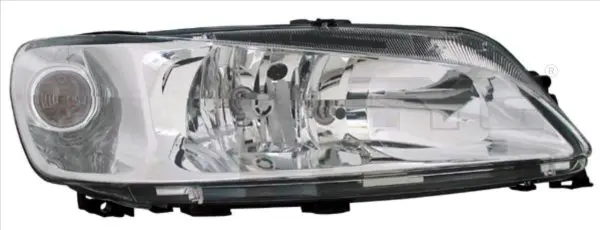 Far dreapta (H7, reglaj electric, fundal cromat) PEUGEOT 306