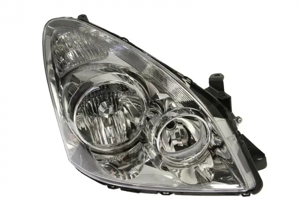 Far dreapta (HB3 HB4, electric, cu motoras, fundal argintiu, fundal transparent) TOYOTA COROLLA VERSO 2002-2004