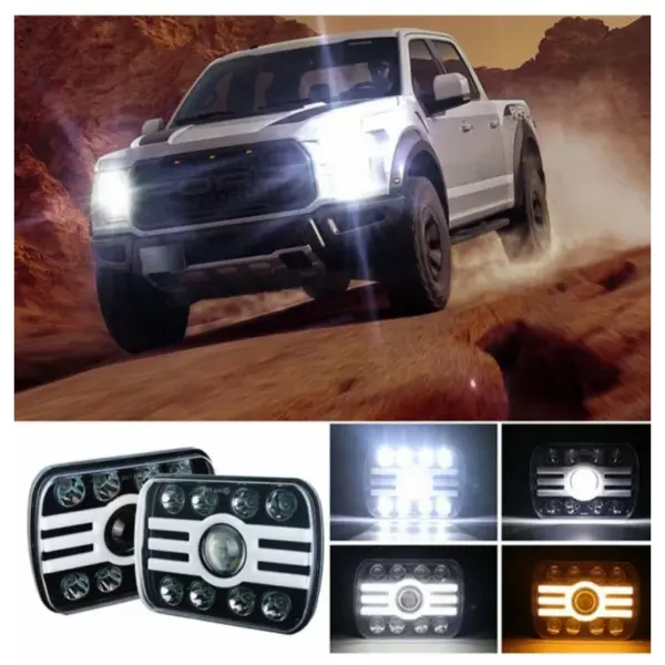 Far F.TIP 13-OFF ROAD: 7"/65W / 5X7 (inch)/12V-24V/5000LM/ IP 68 Rezistent la apa