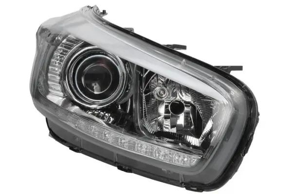 Far fata Dreapta (3 H7 LED PY21W, electric, cu motor, Lumina zi, culoare insert: negru) potrivit KIA CEE D 05.12-09.12