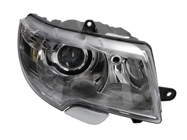 Far fata Dreapta (bi-xenon halogen, D1S H3 W16W W5W, electric, cu motor, culoare insert: cromat) potrivit SKODA SUPERB II -06.13