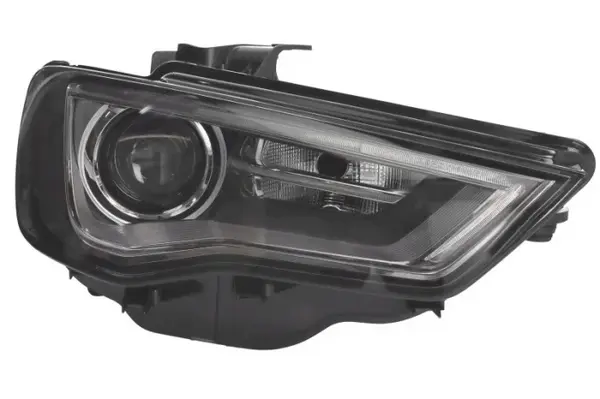 Far fata Dreapta (D3S LED PWY24W, electric, cu motor, culoare insert: gri) potrivit AUDI A3