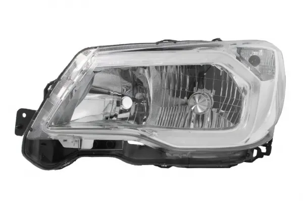 Far fata Dreapta (D4R HB3 LED WY21W, electric, cu motor, culoare insert: cromat, culoare semnalizator: transparent) potrivit SUBARU FORESTER
