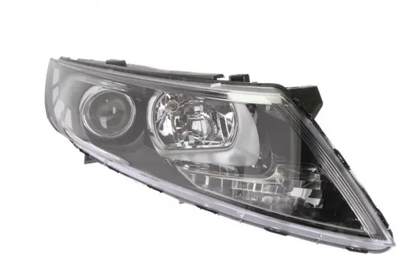 Far fata Dreapta (H1 H7, electric, fara motoras, culoare insert: negru, culoare semnalizator: transparent) potrivit KIA OPTIMA