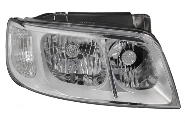 Far fata Dreapta (H1 H7, manual, fara motoras, culoare insert: cromat, culoare semnalizator: transparent) potrivit HYUNDAI MATRIX