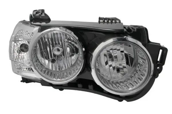 Far fata Dreapta (H1 H7 PY21W W5W, electric, cu motor, culoare insert: negru, culoare semnalizator: alb) potrivit CHEVROLET AVEO
