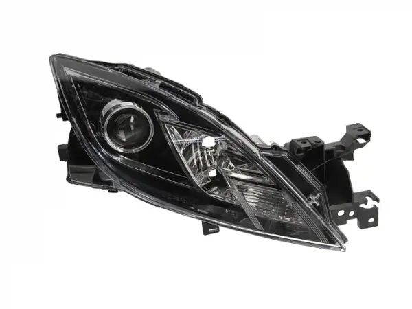 Far fata dreapta (H11, electric, fara motoras, culoare interior: negru) potrivit MAZDA 6