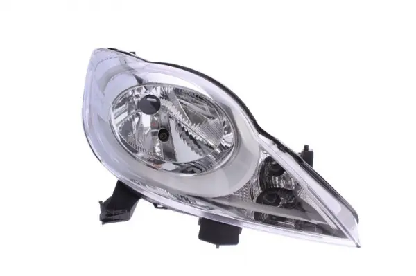 Far fata Dreapta (H4, electric, fara motoras, culoare insert: cromat) potrivit PEUGEOT 107
