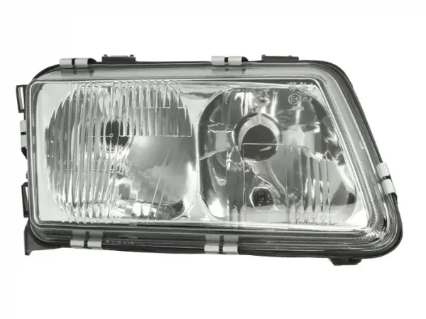 Far fata Dreapta (H4 H7, electric, fara motoras, culoare insert: cromat) potrivit AUDI A3