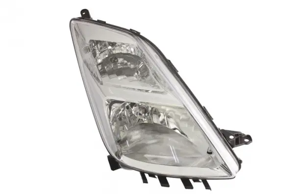 Far fata dreapta (H4 H7, electric, fara motoras, culoare interior: argintiu, culoare semnalizator: alb) potrivit TOYOTA PRIUS