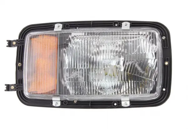 Far fata Dreapta (H4 P21W T4W, manual, culoare semnalizator: portocaliu) potrivit MERCEDES MK, SK 07.87-09.96